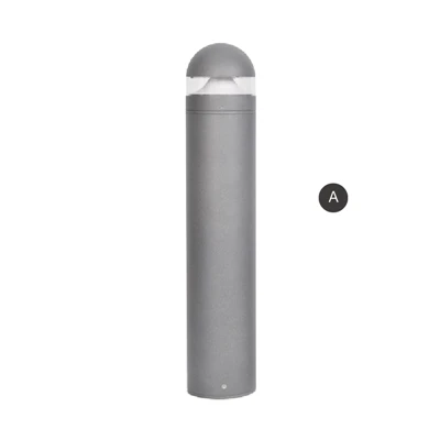 Fekete Bollard Lights kültéri
