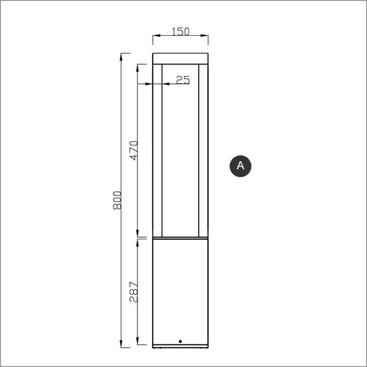 Waterproof Lawn Lamp Villa Courtyard Park Grass Ground Landscape Outdoor Solar Bollard Light Garden Lights Led Lawn Lights